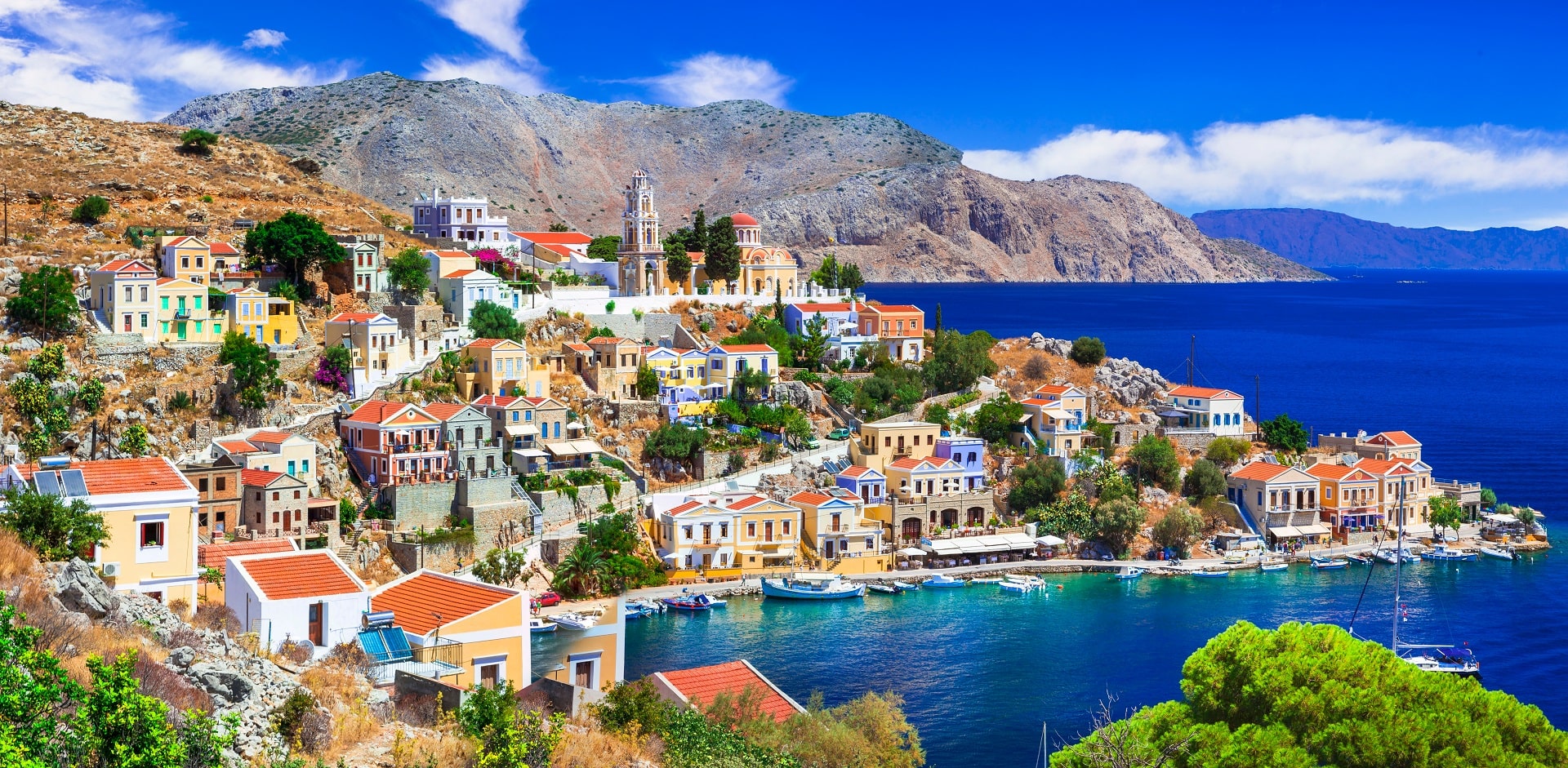 Fly from Manchester to Rhodes