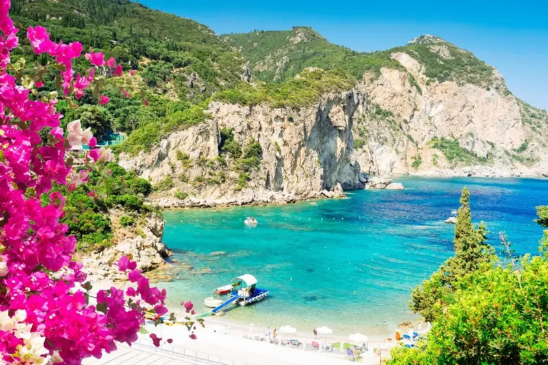 Fly from Manchester to Corfu